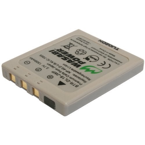 Wasabi Power Battery (2-Pack) and Charger for Pentax D-LI8, D-LI85, D-L18 and Pentax Optio A10, A20, A30, A36, A40, E65, L20, S, S4, S4i, S5i, S5n, S5z, S6, S7, SV, SVi, T10, T20, W10, W20, WP, WPi, X - Image 5