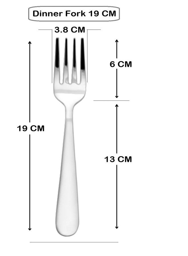 DELTA Stainless Steel Forks 12 Pieces Cutlery Set - Image 2