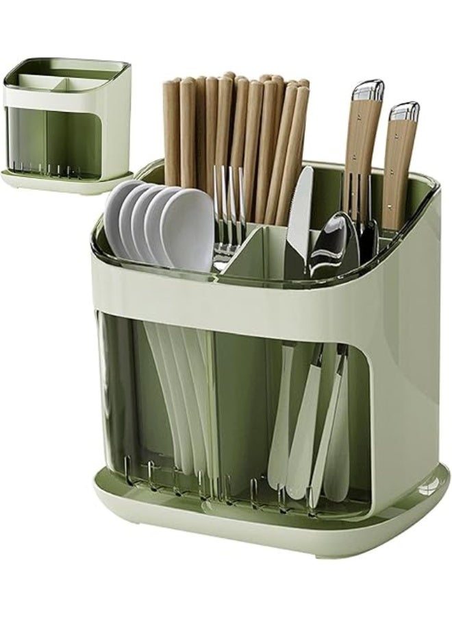 سبيس شوب حامل أدوات مطبخ متعدد الأقسام حامل عيدان طعام تصميم بسيط مع أدوات قابلة للفصل لديكور المنزل متعدد الألوان - Image 4