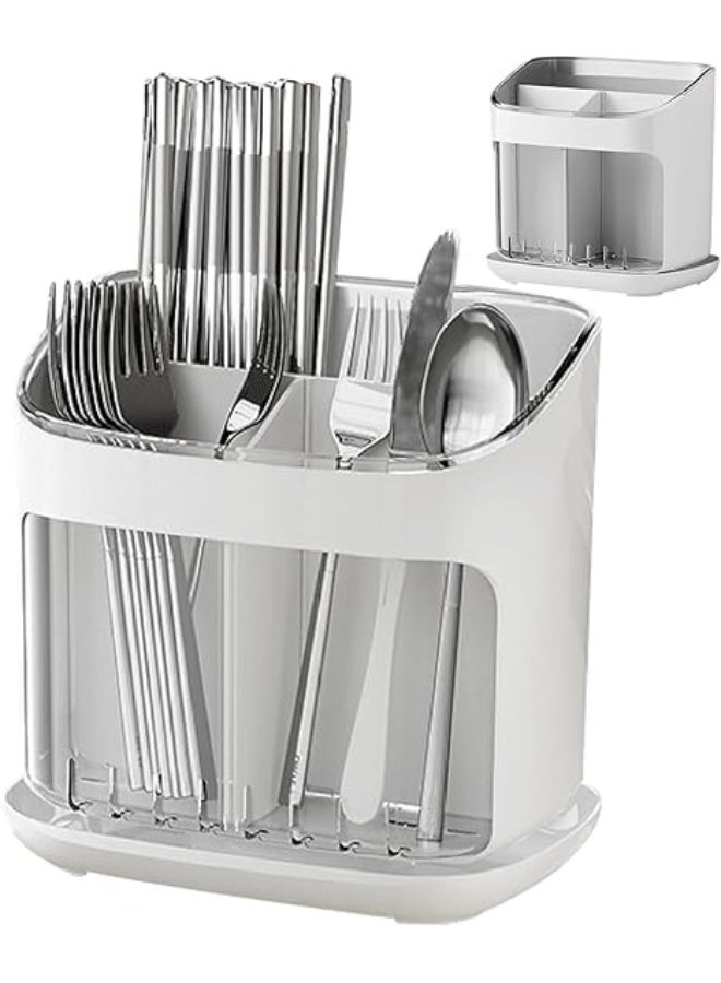 سبيس شوب حامل أدوات مطبخ متعدد الأقسام حامل عيدان طعام تصميم بسيط مع أدوات قابلة للفصل لديكور المنزل متعدد الألوان - Image 1