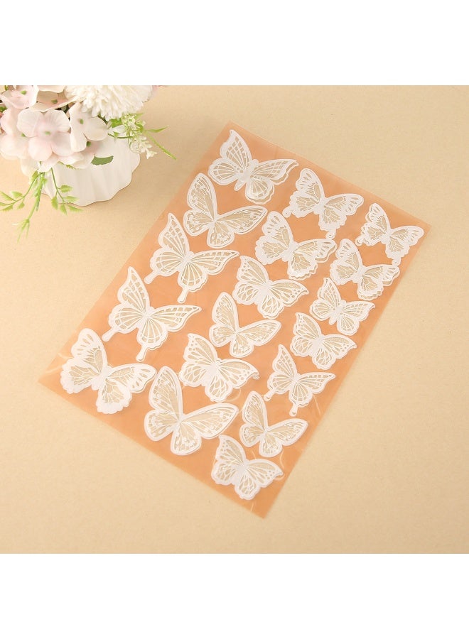 NIBEMINENT 2025 New 3D Realistic Butterfly Wallpaper