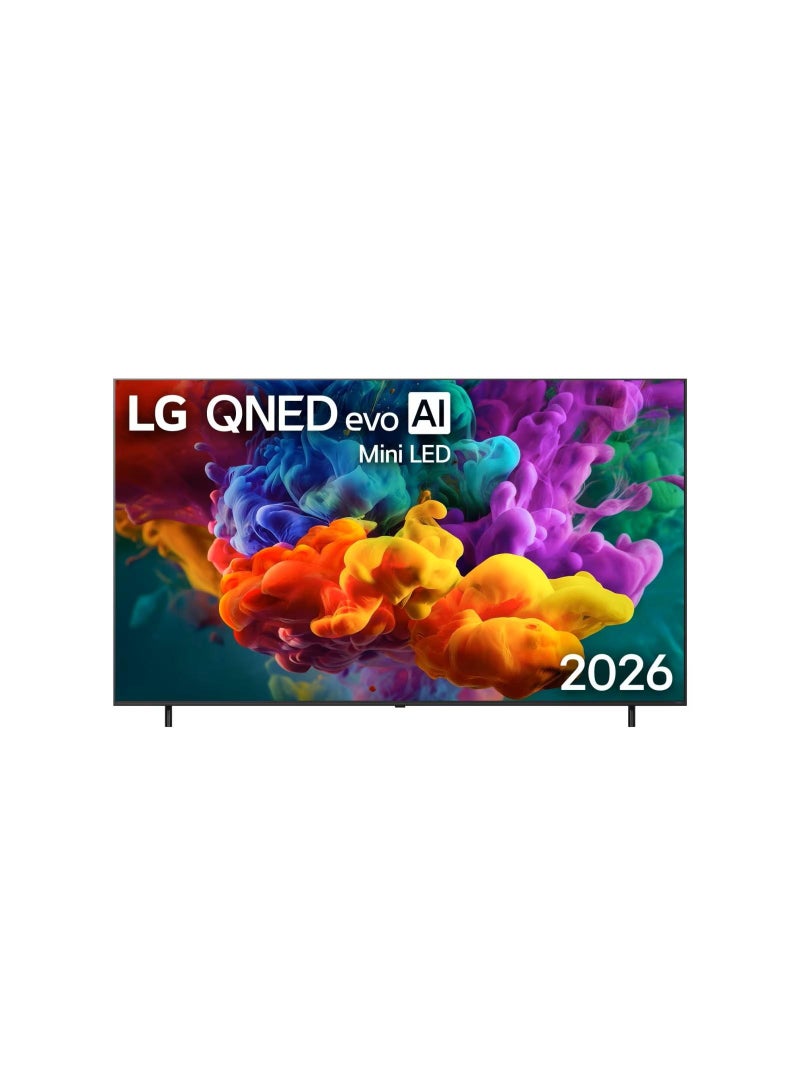 55 inch LG QNED evo AI QNED85 Mini LED 4K Smart TV 2026 55QNED85B6T-AMAE black