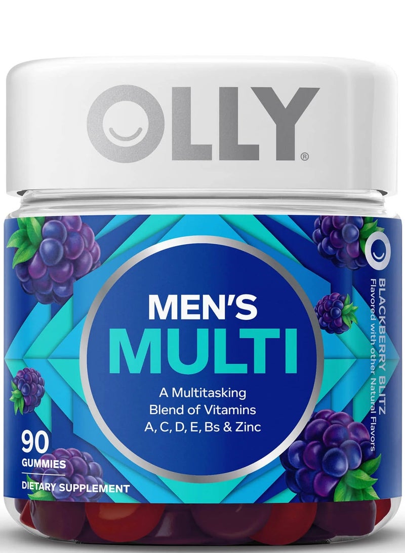 OLLY Men's Multi, Blackberry Blitz, 90 Gummies - Image 1
