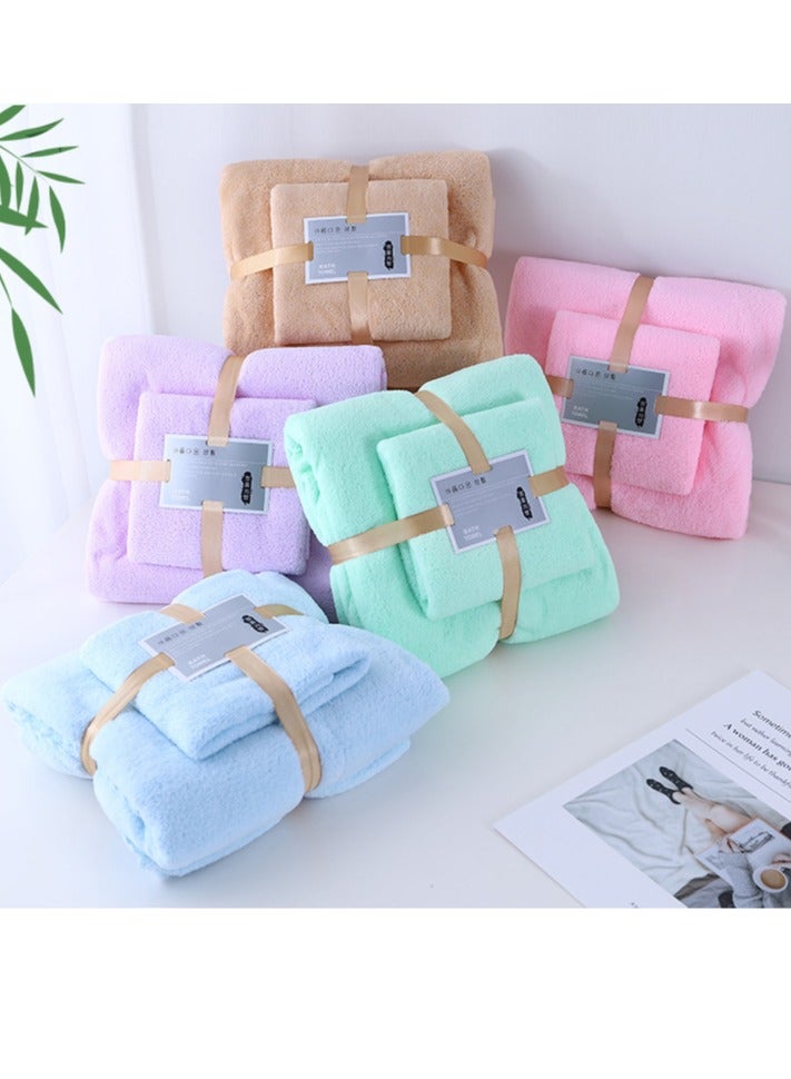 جولدن ميليون مجموعة المناشف ومنشفة الحمام، منشفة تنظيف الوجه والدش سريعة الامتصاص والتنظيف الجاف - Image 2