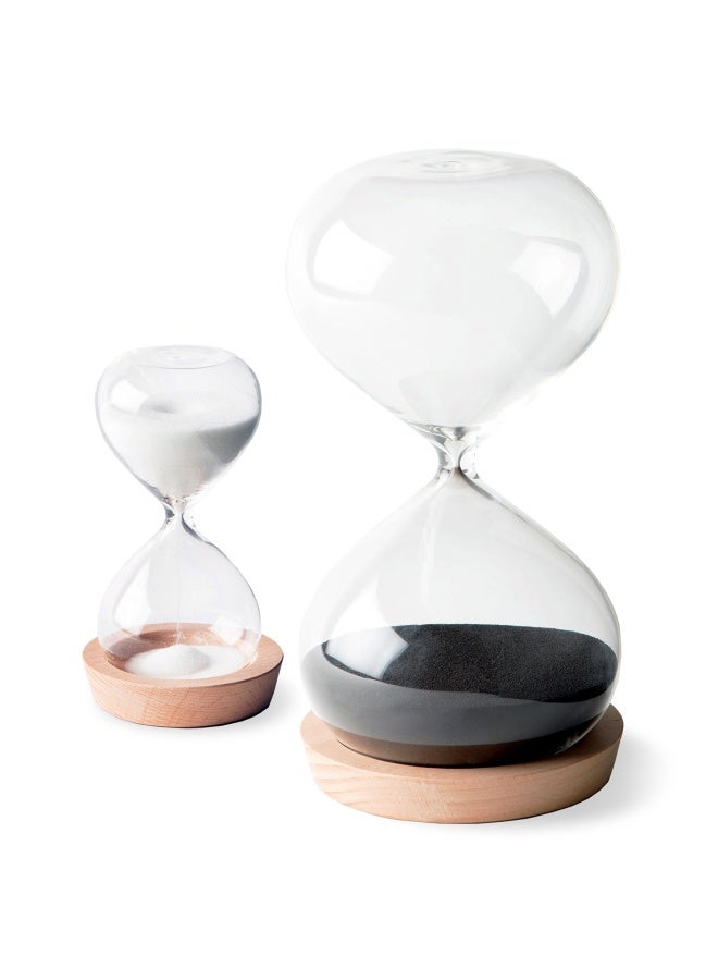 OrgaNice Hourglass Sand Timer - Designed For Hardworking Americans - 30-Minute And 5-Minute Productivity Timer - Get More Stuff Done - Prevent Burnout - Achieve Goals Faster Gift-Ready Packaging  - Image 1