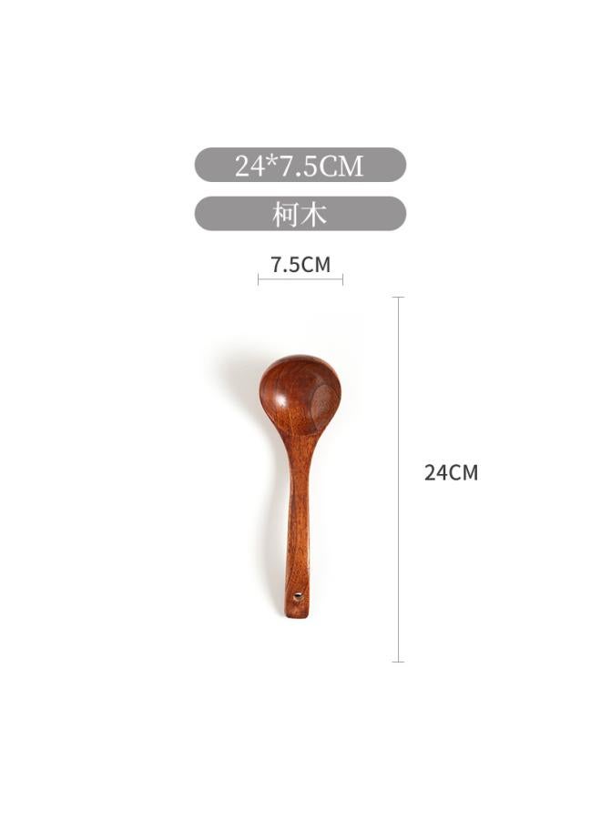 Non-stick Pan Wooden Shovel Special Wooden Shovel Household High Temperature Resistant Wooden Shovel Cooking Spoon With Long Handle Kitchenware Solid Wood Spatula 