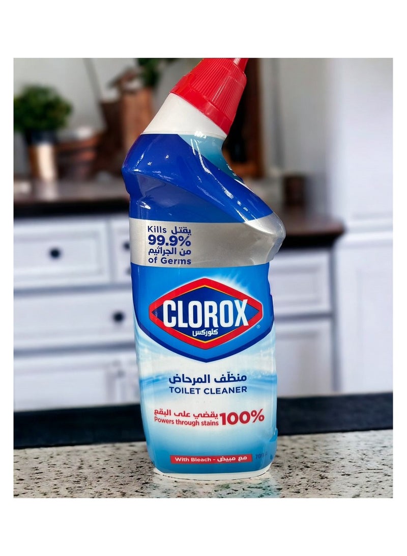 كلوركس كلوروكس جل مبيض مطهر لتنظيف المرحاض