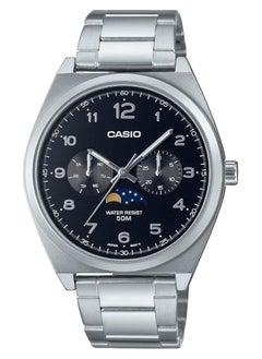 CASIO Casio Men's Watch - MTP-M300D-1AVDF Black Dial Watch  - Image 1