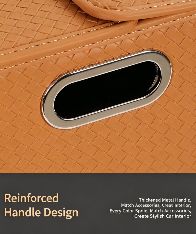 Car Trunk Organizer with 2 Adjustable Compartments & Magnetic Buckle – Foldable SUV, Sedan, Truck Storage Box - Image 3
