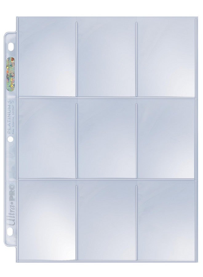 Ultra Pro 9 Pocket Pages Platinum Series 100 Pages of Card Sleeves for Trading Baseball Card Binder, -Pokemon and Baseball Card Sleeves - Image 4