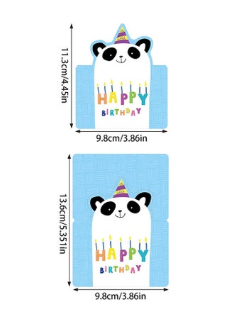 10 pcs Birthday Cards, Greeting Birthday Cards Set for Her Him Women Men - view 5