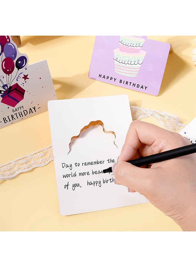 Lemon 10 pcs Birthday Cards, Greeting Birthday Cards Set for Her Him Women Men - Image 3