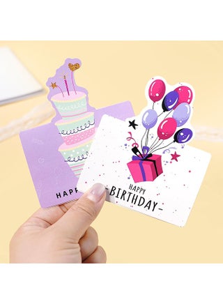 10 pcs Birthday Cards, Greeting Birthday Cards Set for Her Him Women Men - view 4