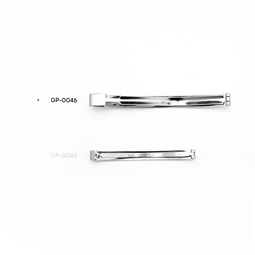 UJOY Hair Slides French Barrette Hair Clips Craft DIY Decorate Silver Tone Multiple Choices for Women (9cm-Steel clip) (Pack of 20) - Image 2