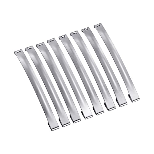UJOY Hair Slides French Barrette Hair Clips Craft DIY Decorate Silver Tone Multiple Choices for Women (9cm-Steel clip) (Pack of 20) - Image 5