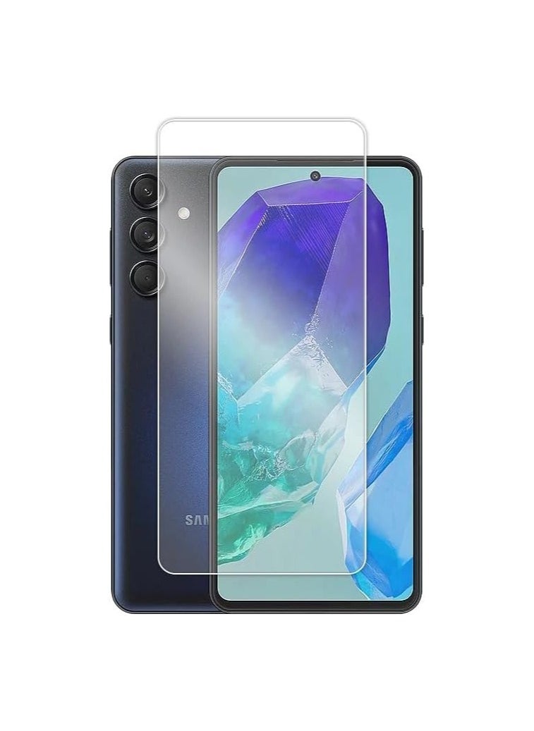 Generic For Samsung Galaxy M55 Clear 9H Hardness 0.33mm Thin 3D ARC Edge Anti-Explosion Tempered Glass Screen Protector Compatible for Samsung Galaxy M55 5G (Clear) 