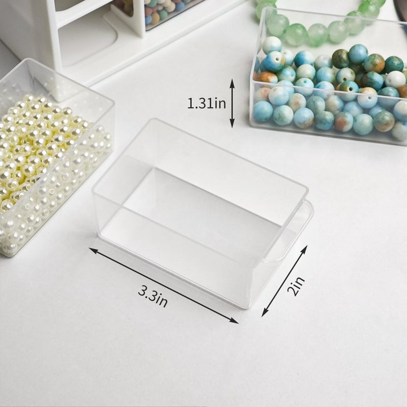 NEWOMEVA 9 Drawer Plastic Organizer Box, Jewelry & Bead Containers, Teacher & Tackle Box Organizer for Small Hardware, Sewing Supplies, Fishing Tackle & Miniature Collectibles - Image 2