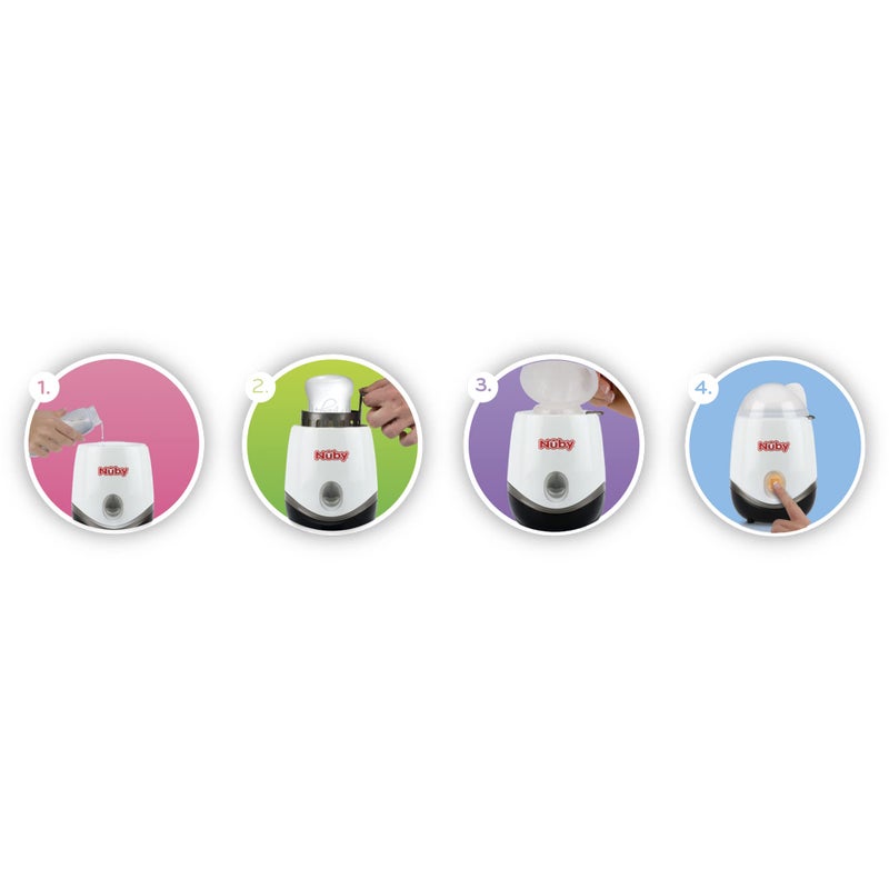 Nuby One-Touch 2-in-1 Electric Baby Bottle Warmer & Sterilizer - Image 5