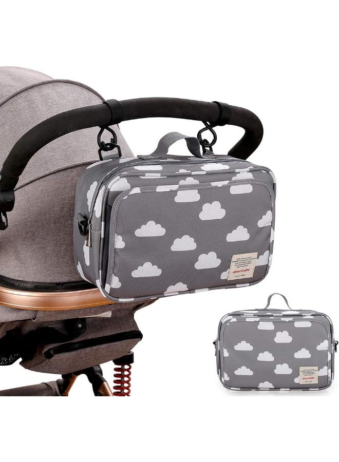 MOMIGO MOMIGO Baby Diaper Bag Stroller Bag - Diaper Caddy Tote Baby Stroller Bag for Diapers, Wipes & Toys  - Image 1