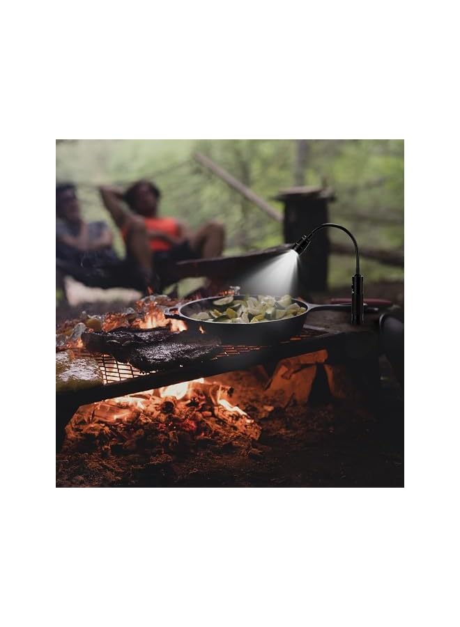 promass LED Work Light, 500 Lumen Flexible Gooseneck Flashlight with Magnetic Base, Adjustable Zoomable Grill Light, Ideal for Work Bench, Auto Repair, Reading, Emergency, and BBQ - Image 5