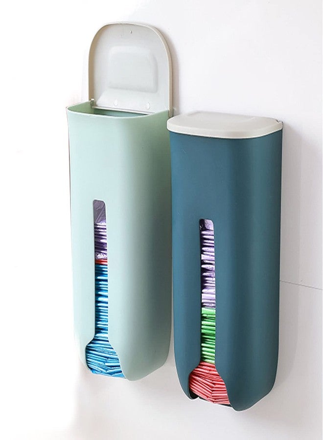 ONTRIP Garbage Bags Storage Box Kitchen Organizer 3 Colors Plastic Wall Mounted Rubbish Bag Container Accessories Home Product Office Product - Image 1