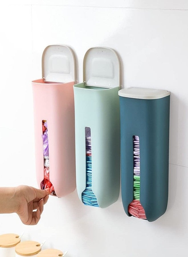 ONTRIP Garbage Bags Storage Box Kitchen Organizer 3 Colors Plastic Wall Mounted Rubbish Bag Container Accessories Home Product Office Product - Image 4