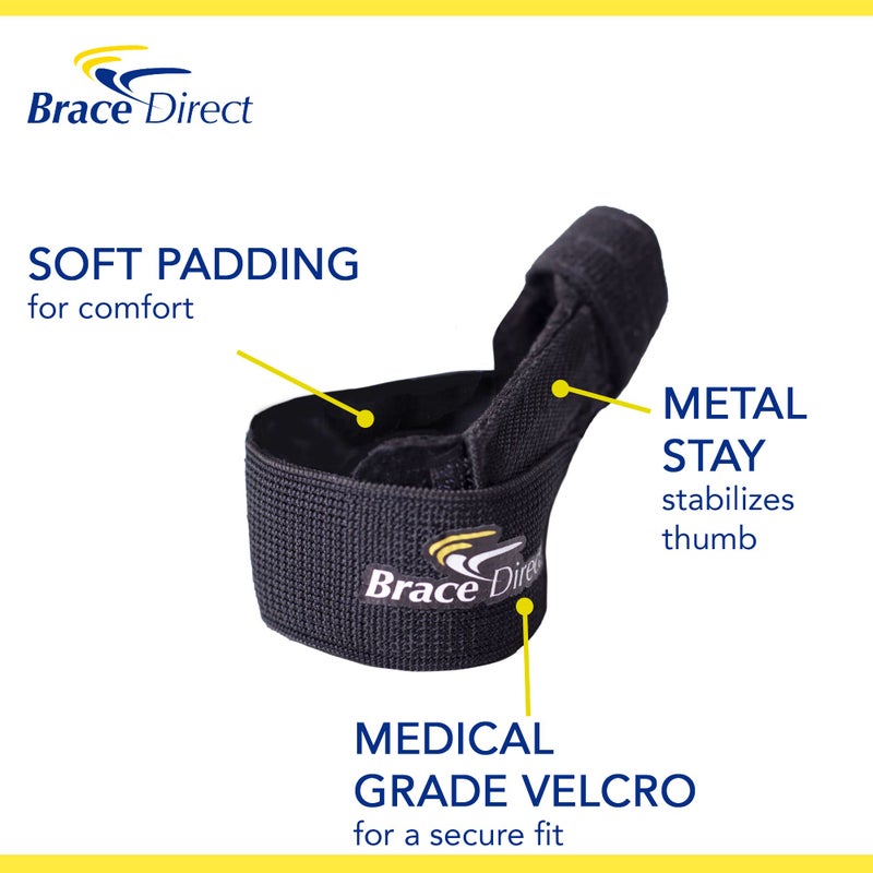 Brace Direct Mini Thumb Spica Splint â€“ Thumb Stabilizer for Arthritis, De Quervain Tendonitis, Trigger Thumb & CMC/MCP Joint Support Small (Fits Wrist Circ. 5-6 in) - Image 5