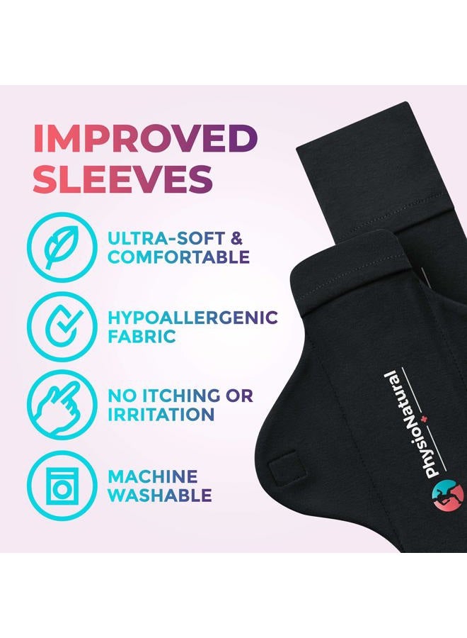 PhysioNatural Reusable Perineal Ice Packs with Washable Sleeves – for Hemorrhoids, Postpartum l Pain, and Groin Discomfort - Image 4