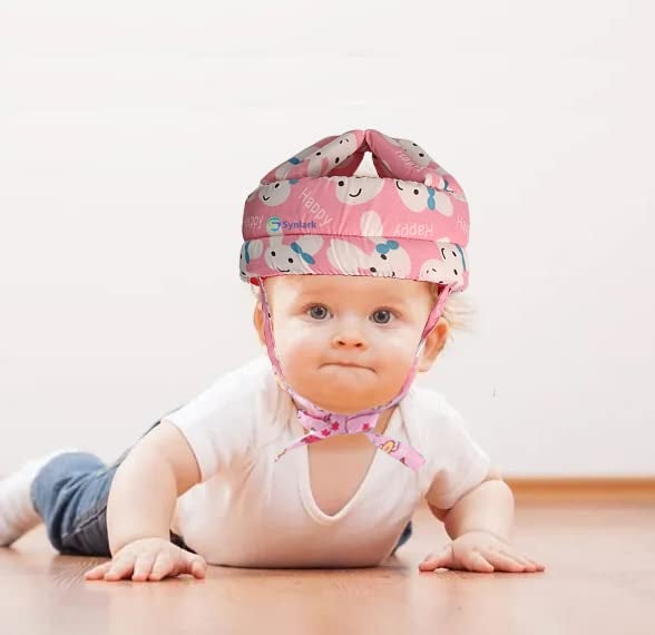 Synlark Baby Safety Helmet, Head Guard & Baby Head Protector for Walking & Crawling for Infants,Kids & Toddlers (Happy-Pink) - Image 5