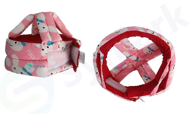Synlark Baby Safety Helmet, Head Guard & Baby Head Protector for Walking & Crawling for Infants,Kids & Toddlers (Happy-Pink) - Image 4