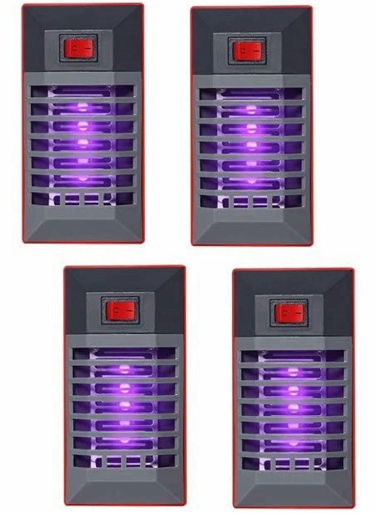 KASTWAVE 4 Pack Electric Bug Zapper, Plug in Mosquito Killer with UV LED Night Light, Electronic Insect Fly Trap for Indoor Outdoor Use  - Image 1