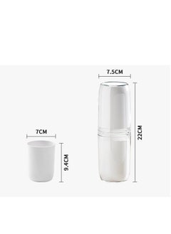 Golden Ideal for home, travel and business travel. Featuring a sturdy design with tight buckles, this toothbrush travel case keeps your must-haves safe and tidy on the go.  - Image 2