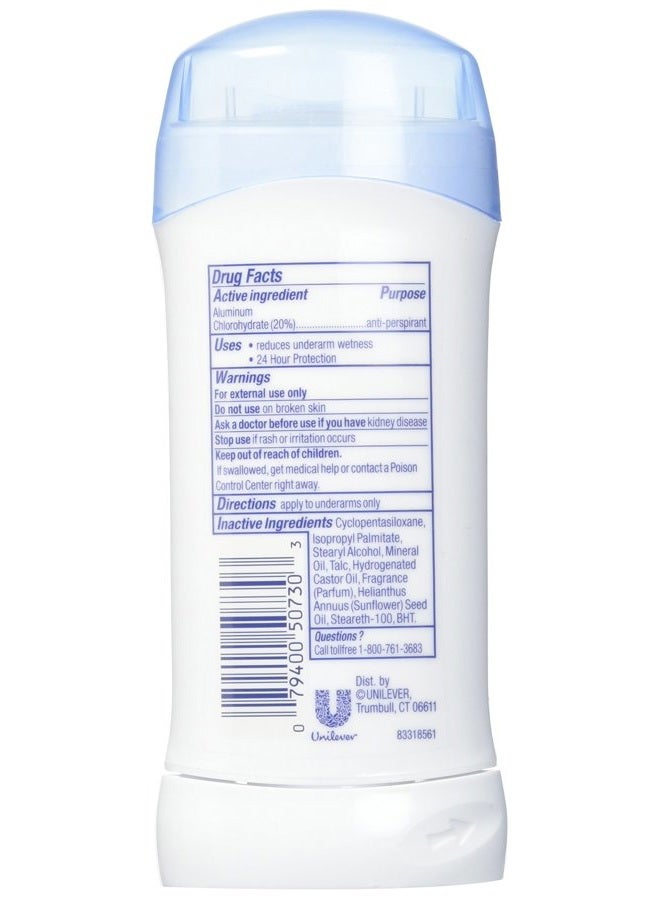 Dove Invisible Solid Anti-Perspirant/Deodorant, Original Clean, 7.8 Oz, Pack of 3 - Image 2