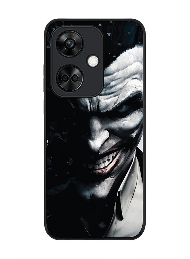 Stylizedd حافظة حواف سوداء متينة لهاتف OnePlus Nord CE3 - آركام جوكر - Image 1