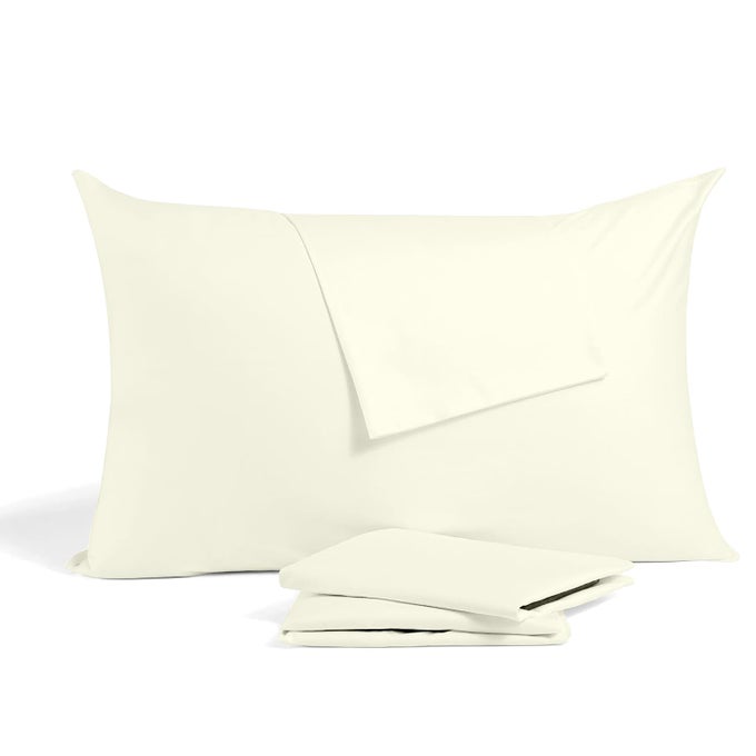 TODDLER TRAVEL SMALL PILLOW CASES 14 X 20 COTTON ZIPPER PILLOW CASES PACK OF 2 MINI PILLOW COVER 500 THREAD COUNT 100 SOFT AND THIN EGYPTIAN COTTON TODDLER PILLOW CASES 14X20 IVORY