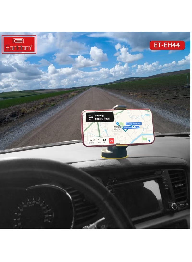 Earldom 360 Degree Free Rotation Universal Car Holder Black and Yellow EH-44 - Image 4