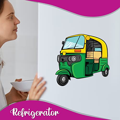 Bhai Please Auto Wooden Fridge Magnet - Image 4