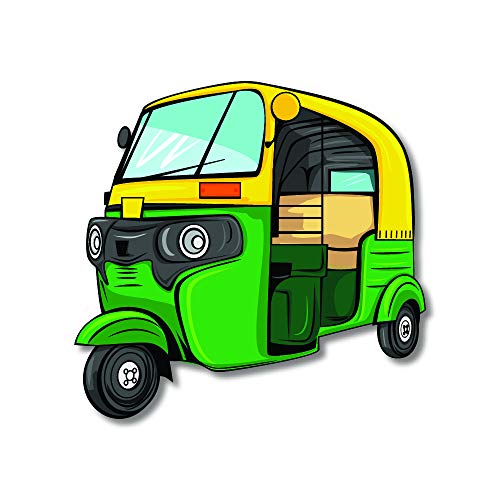 Bhai Please Auto Wooden Fridge Magnet - Image 1