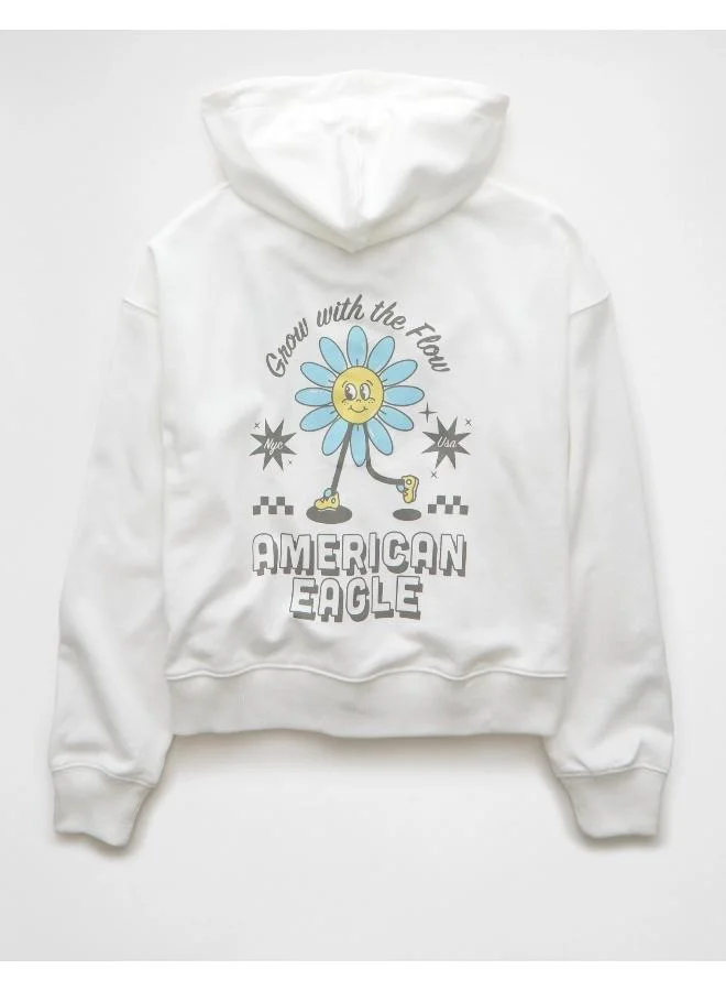 امريكان ايجل AE Fleece Zip-Up Hoodie