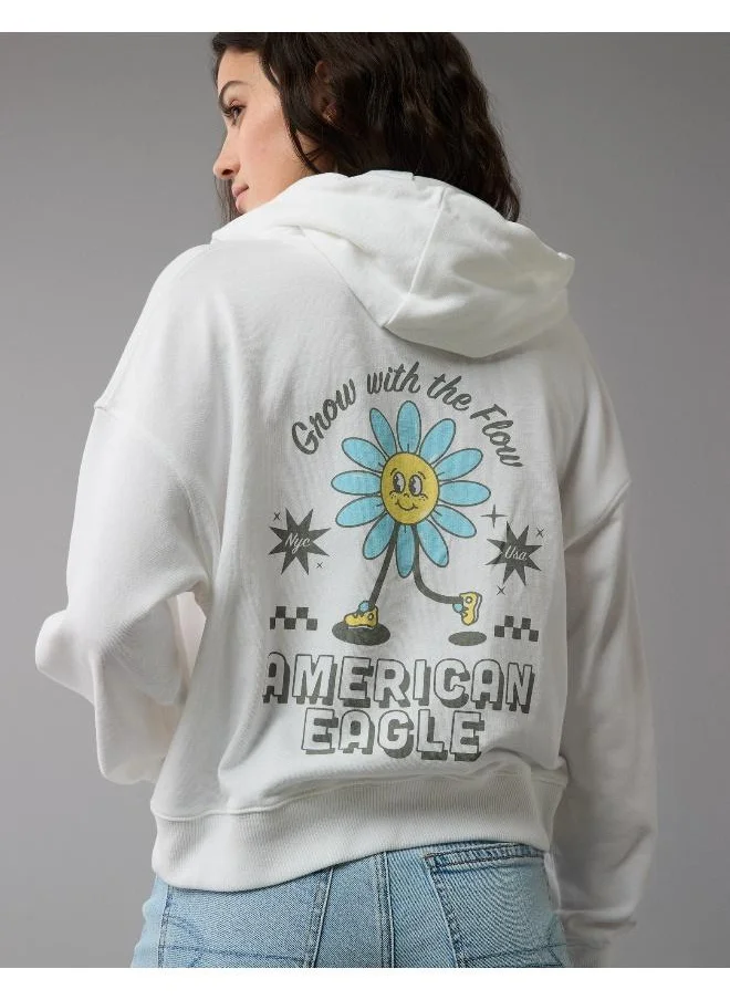 امريكان ايجل AE Fleece Zip-Up Hoodie