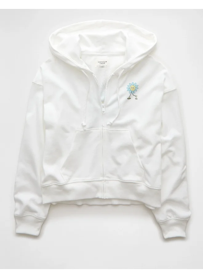 امريكان ايجل AE Fleece Zip-Up Hoodie