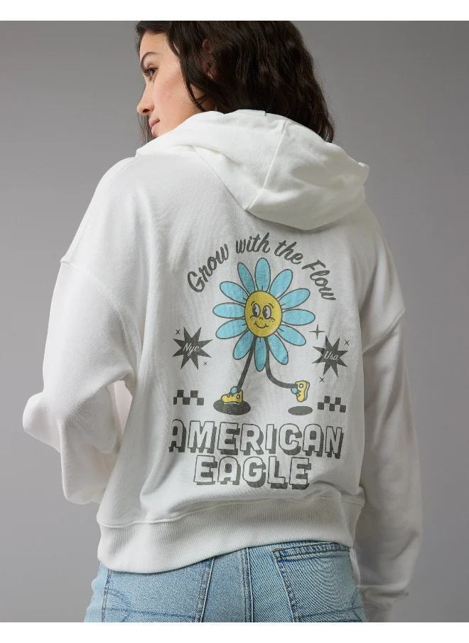امريكان ايجل AE Fleece Zip-Up Hoodie