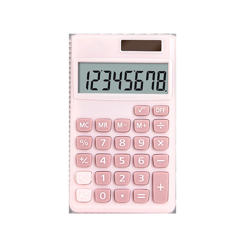 Qixin 12-Bit Classic Calculator Office Dedicated Dual-Power Non-Voice Computer C- 837C - Image 1