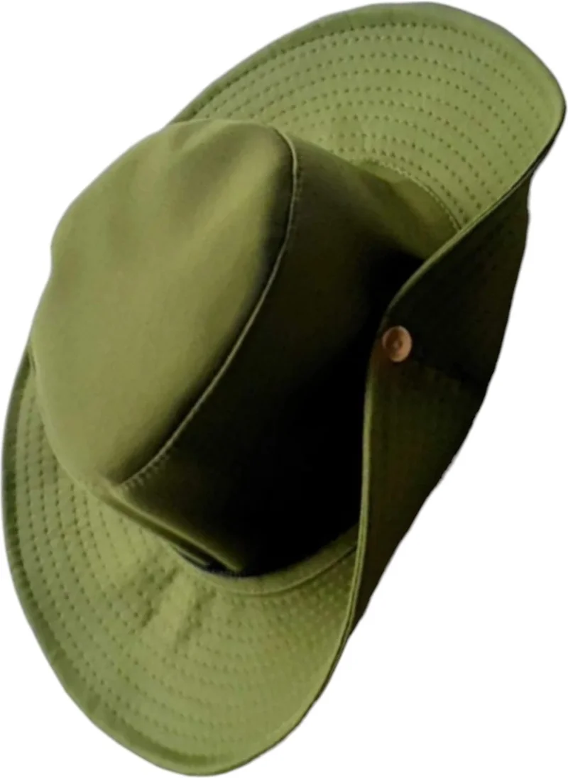 تيزجيلسين Foldable Safari Hat with Non-Flagging Pattern
