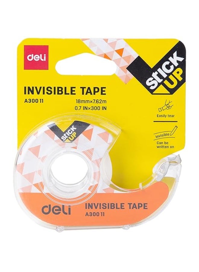 ديلي شريط لاصق مكتبي غير مرئي من ديلي A30011، طول 7.62 متر × عرض 18 مم - Image 1