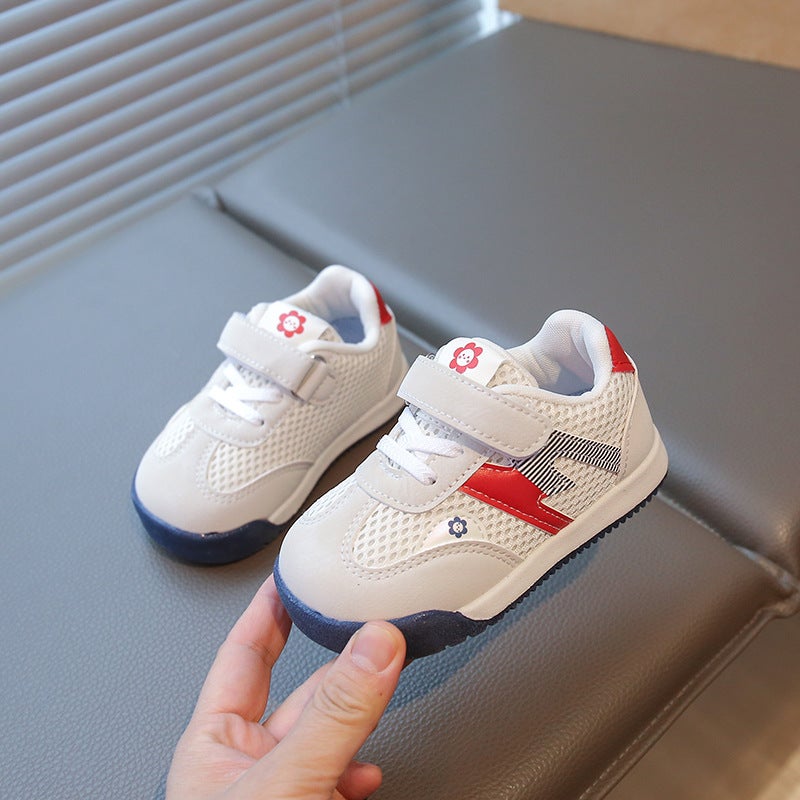 Fresh And Versatile Light And Stable Toddler Shoes Spring Breathable Baby Shoes Kidsren'S Sneakers Girls Casual Shoes - Image 1