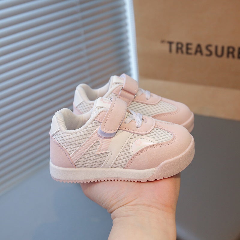 Fresh And Versatile Light And Stable Toddler Shoes Spring Breathable Baby Shoes Kidsren'S Sneakers Girls Casual Shoes - Image 4