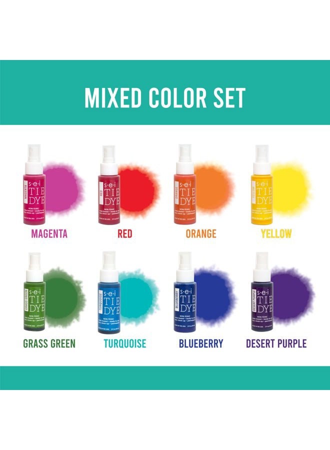 SEI S.E.I. Classic Tie-Dye Kit, Fabric Spray Dye, 8 Colors - Image 2