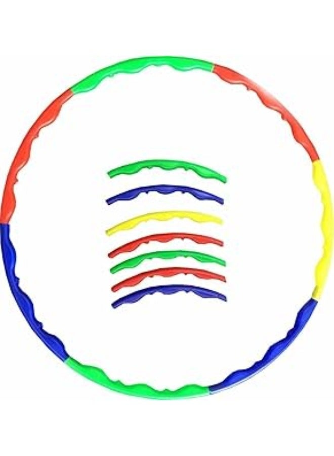 ​طوق رياضي (هيلاهوب) قابل للفك والتركيب - متعدد الألوان - للتخسيس واللياقة البدنية للأطفال والبالغين - Image 1
