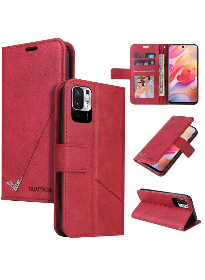 Case For Xiaomi Redmi Note 10 5G Right Angle Leather Phone Case